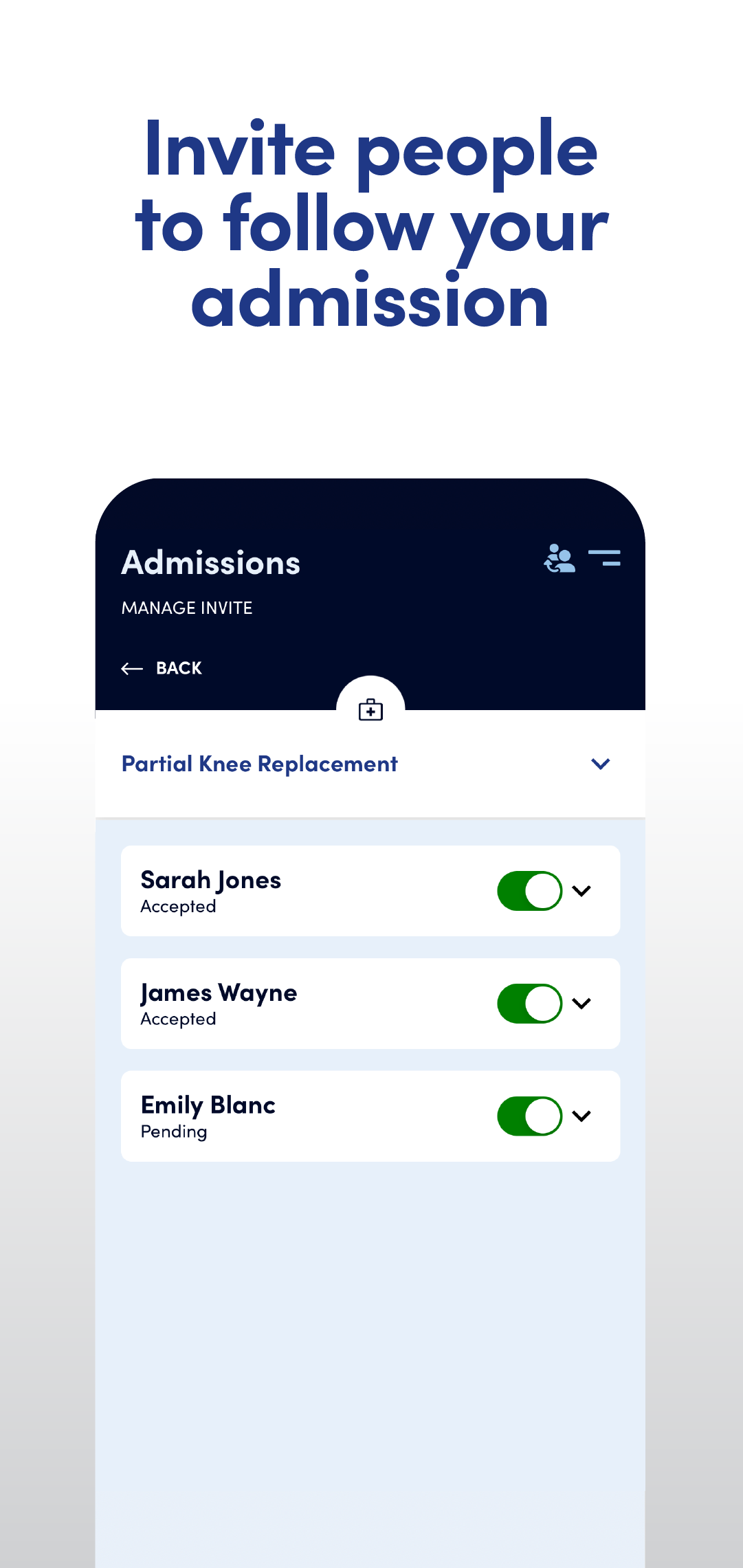 Calvary Care — screen 2